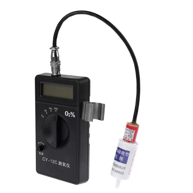 Профессиональный портативный тестер концентрации кислорода O2, высокоточный детектор кислорода, газоанализатор Monintor CY-12C