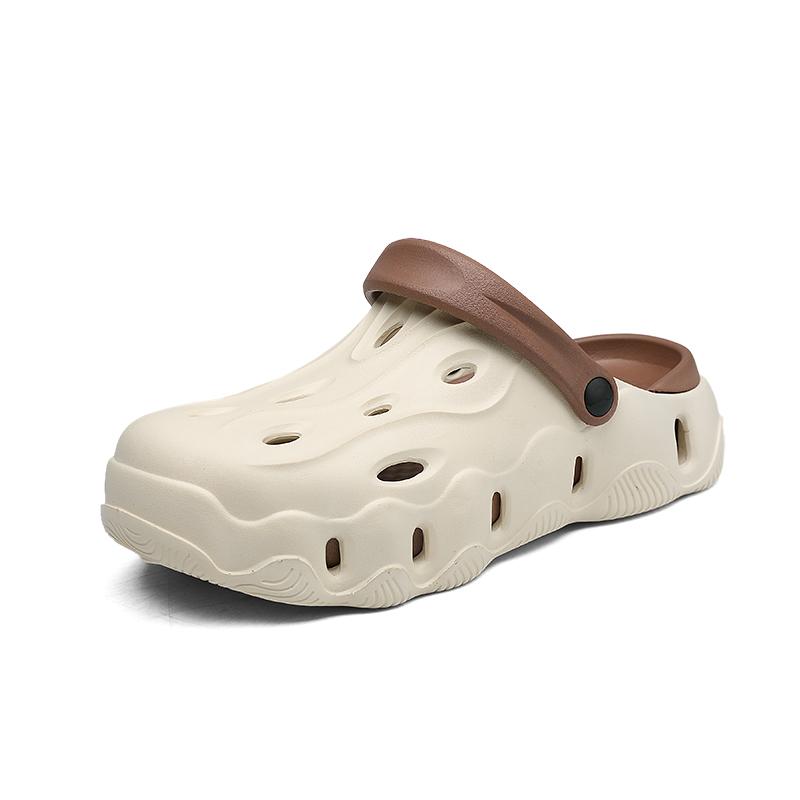 Модные мужские сандалии Повседневные спортивные толстая подошва нескользящие уличные пляжные шлепанцы Домашняя обувь для ванной комнаты мягкая подошва легкие летние