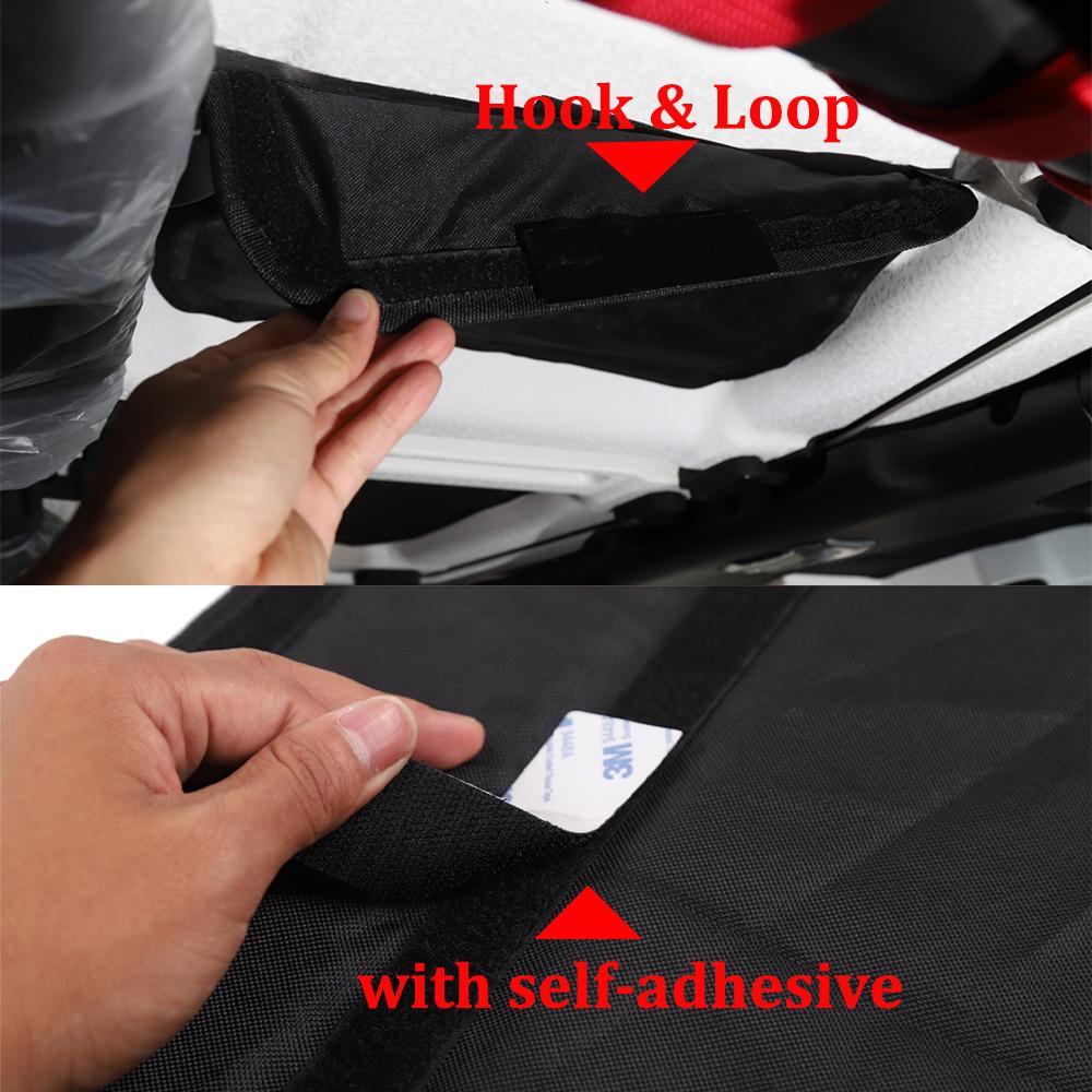 Roof Heat Insulation Cotton Sound Deadener Cover Kit for Jeep Wrangler JL 2018 2019 2020 2021 2022 2023 2/4-Door Car Accessories Heat Shields 2