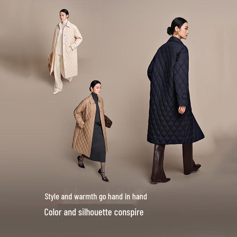 BOSIDENG B250134188 Quilted Shirt Collar Lightweight Goose Down Jacket