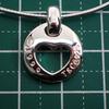 [Used] TIFFANY/Tiffany 925 Heart Omega Chain Pendant [g388-39]