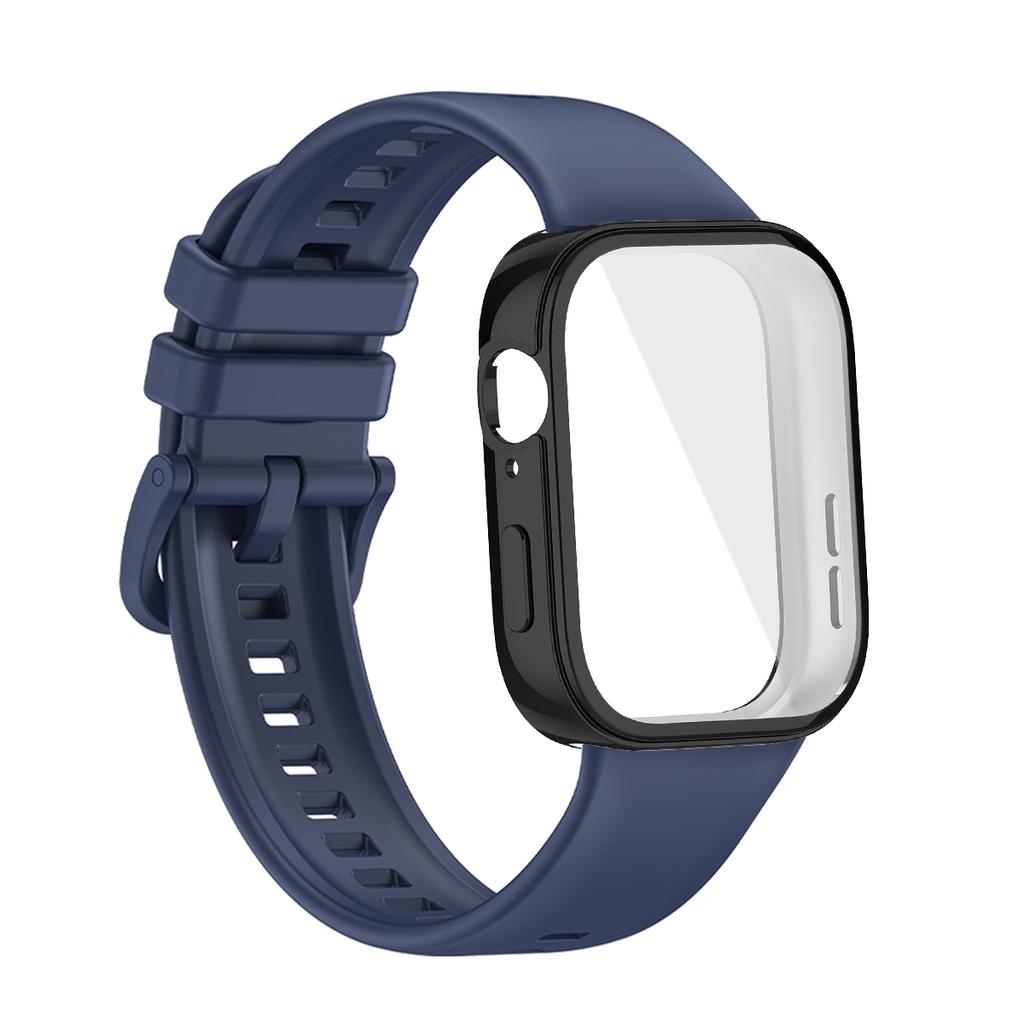 Для Huawei Watch Fit 3 Ремешок Мягкий Силикон Спортивный Браслет + Мягкий Чехол из ТПУ Дышащий Браслет для Умных Часов Для Huawei Fit3 Correa