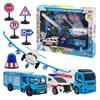 SET OF VEHICLES PASSENGER PLANE AMBULANCE FIRE WATER TANK TRUCK Road Signs