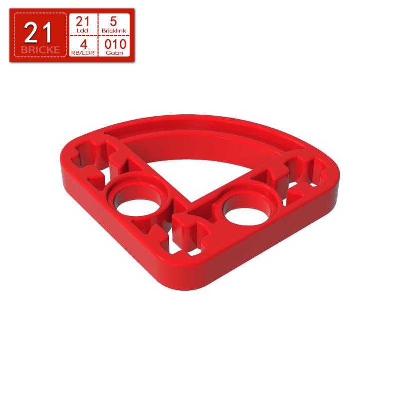 BRICKE 3x3 Изогнутый Шарнир (тонкий) Совместимо с конструктором Lego 32249