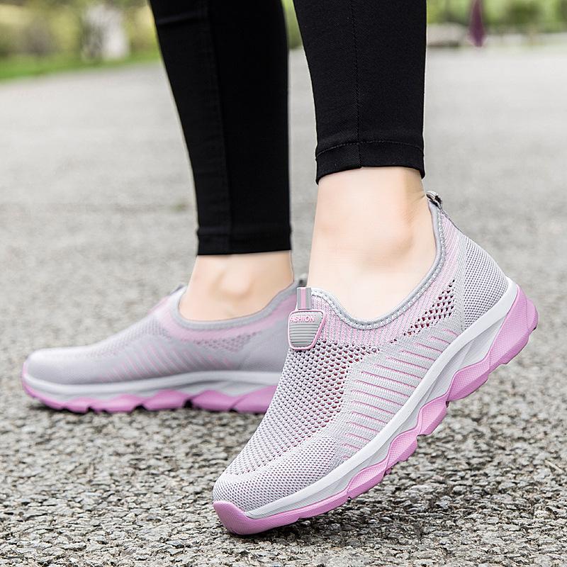 Модные профессиональные пожилые здоровые туфли для ходьбы противоскользящие мужские мокасины устойчивые мягкие носки уличные туфли на плоской подошве прочные кроссовки для мужчин