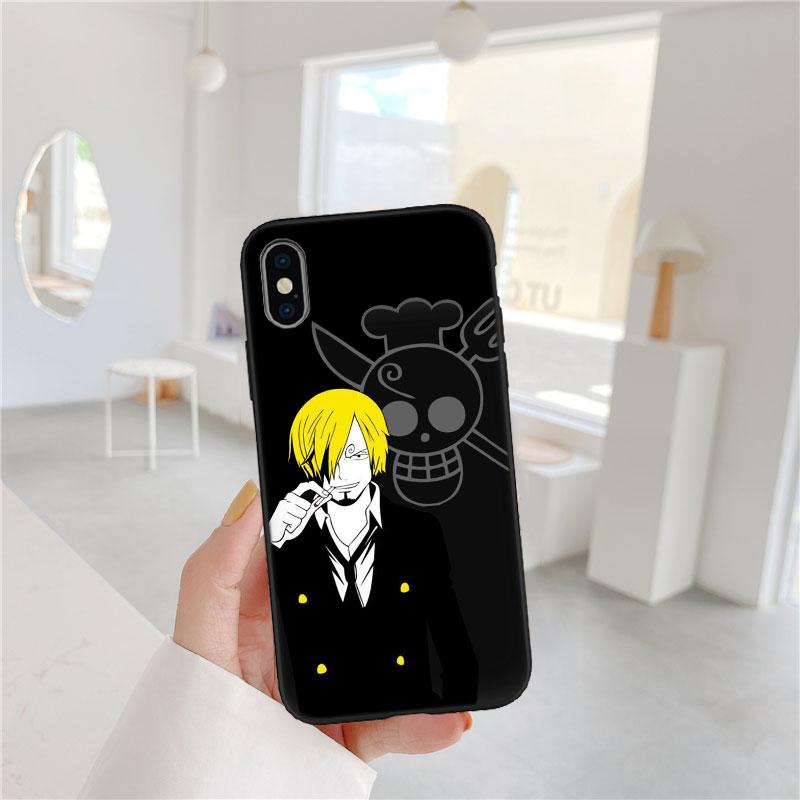 FM43 Чехол-накладка Sanji из One Piece для iPhone 16 15 14 13 12 Pro Max Plus Mini