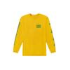 X Shake Junt Collaboration Printed Sports Casual Long Sleeve T-Shirt Men Tops Yellow VN0A4ROY85W