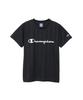 Champion Short Sleeve Crew Script Basic Size 120 Kids' T-Shirt, Neck, Moisture-Wicking, Quick-Drying, Logo, Sports, CK-XS318, Black,