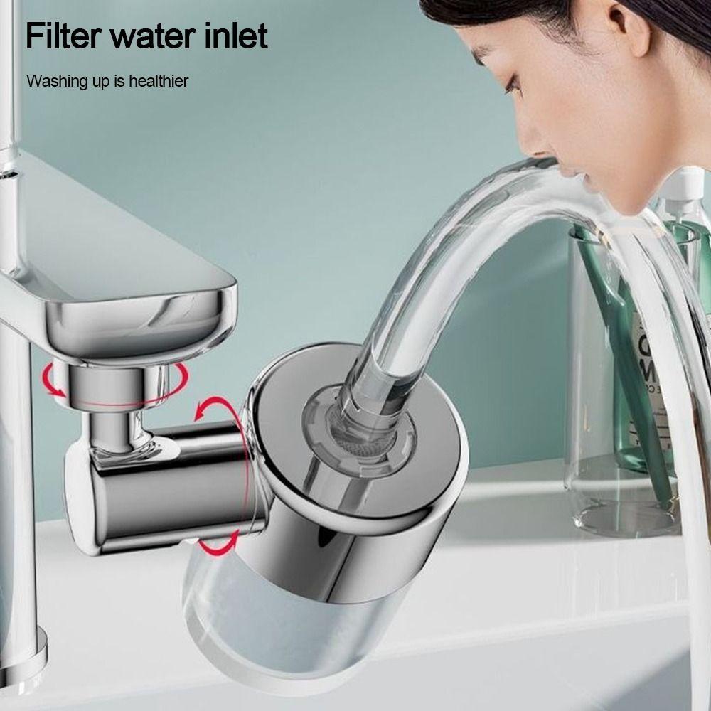 Anti-splash Kitchen Faucet Nozzle Water Saving 2-Mode Adjustable Sprayer Nozzle Tap Spray 720°Rotation Water Outlet Taps