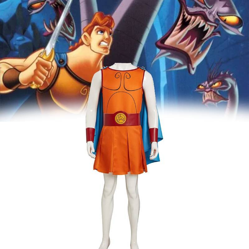 Hercules Cosplay Costume For Halloween With Polyester Fabric For Anime Fans
