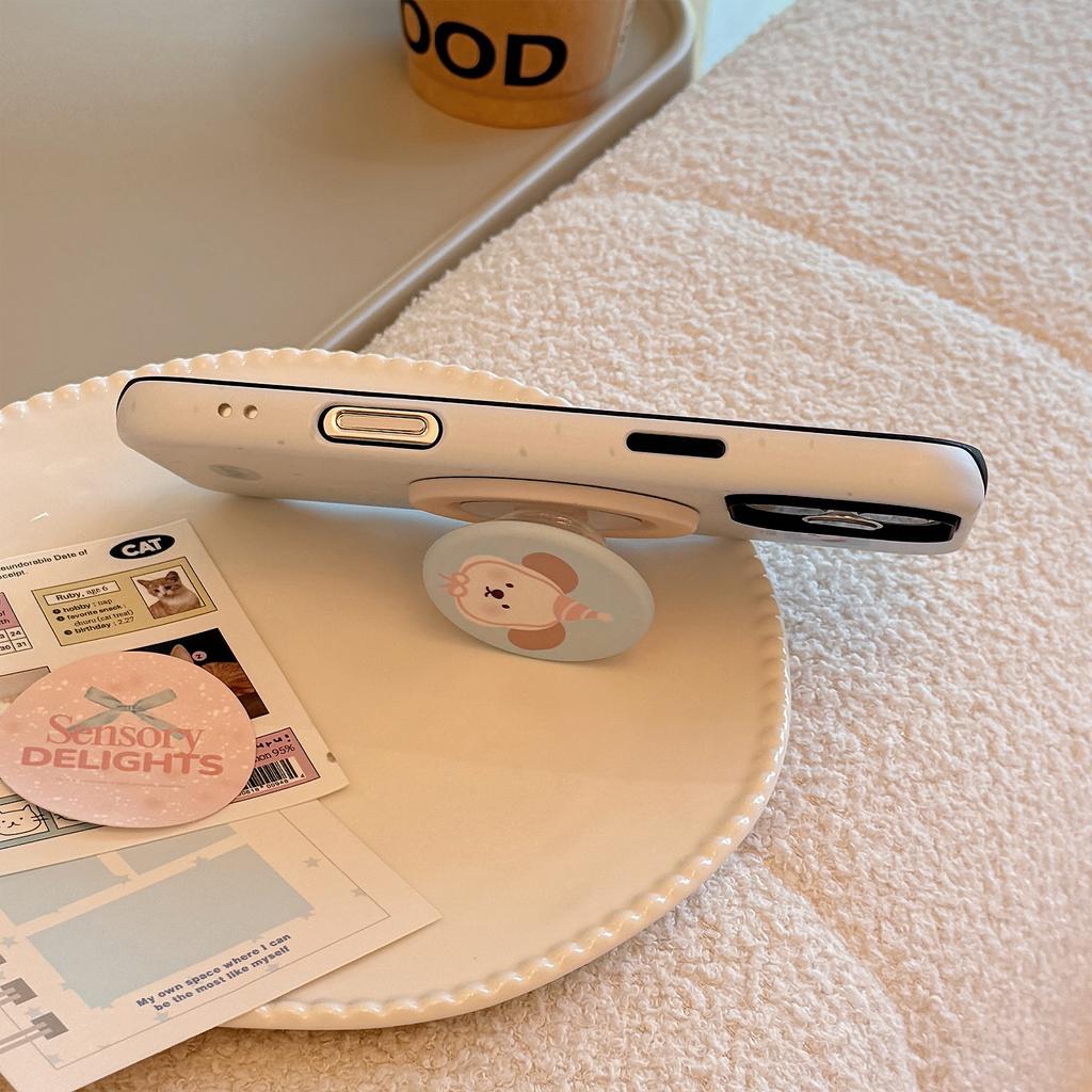 Small Animal Magnetic Holder Mobile Phone Case for Apple for IPhone16For13 Film 15promax Hard 14 Korean 17