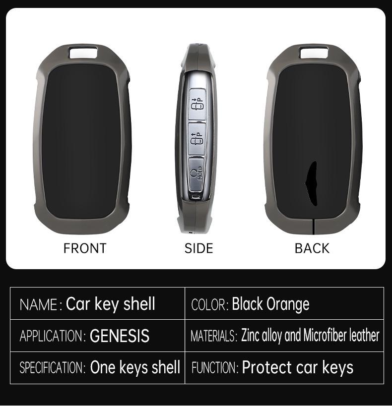 Genesis C Model Мужская кожаная ключница - Минималистичный высококлассный брелок-подвеска