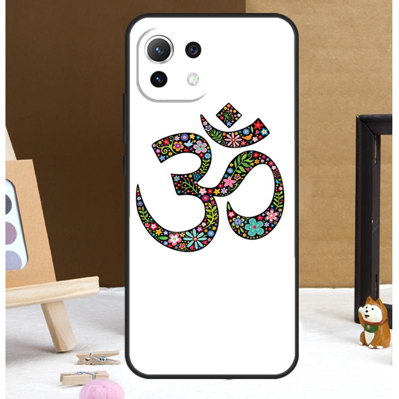 Aum om Namaste Symbol Zen Yoga Case For Xiaomi 13T 14 Pro 11T 12T 12 13 Lite POCO X6 X3 X4 X5 F5 Pro F3 M5s M6 Pro Cover
