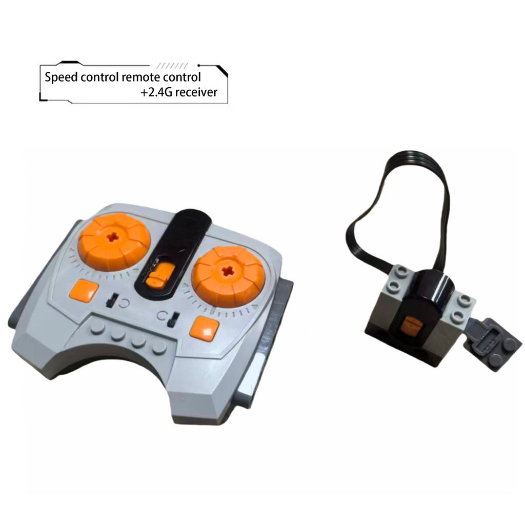 Remote Control Electric Motor Car Set Battery Box/ Switch /Led Light/ Power Function Moc Building Blocks Motor Toys For Kids