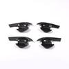 ABS Carbon Fiber Car Door Handle Bowl Cover Trim For Mitsubishi Outlander 13-21