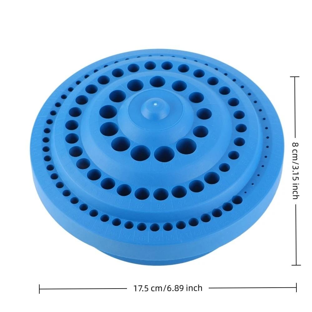 Round Shape Drill Bit Organizer Stand 1-13mm Diameter Drill Bit Storage Box  Household Use