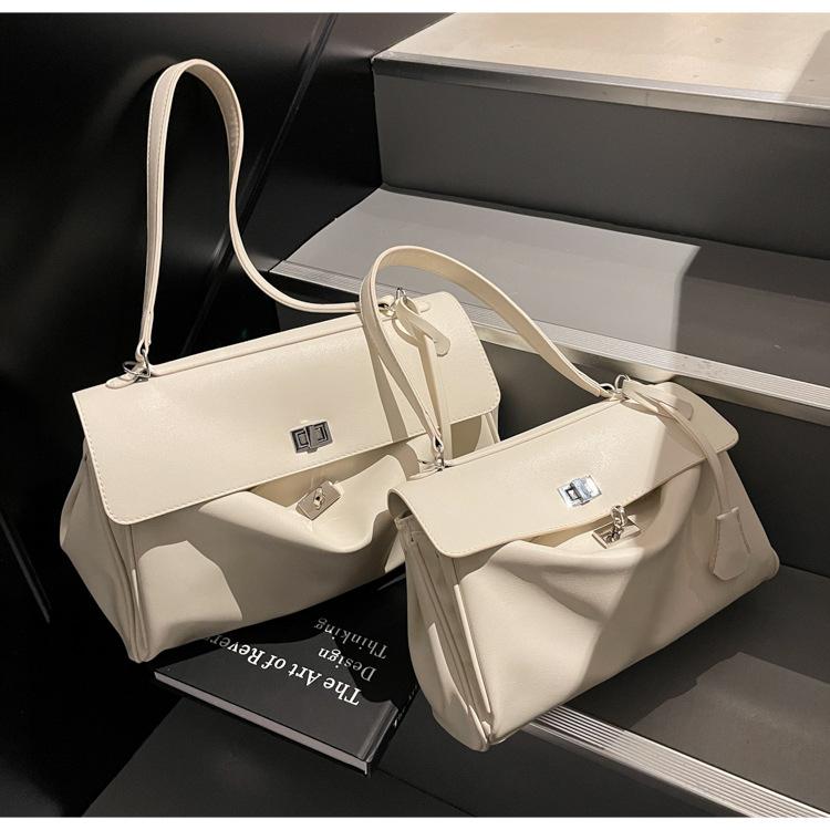 Модная нишевая сумка-тоут под мышкой для поездок на работу, женская новая простая сумка на плечо, летняя сумка-мессенджер большой вместимости