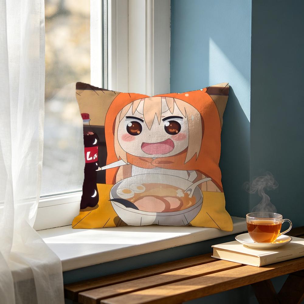 Anime HHimouto Umaruchaning Cushion Cover Cushion Cover Set Pcs x x x Pillowcase Decorative Sofa Home Decor