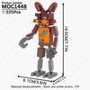 MOOXI Игровые Фигурки Медведей Хоррор Набор Сцены Офисной Сцены Модель Набор MOC Детали Конструктор Игрушки Для Детей Подарок на День Рождения