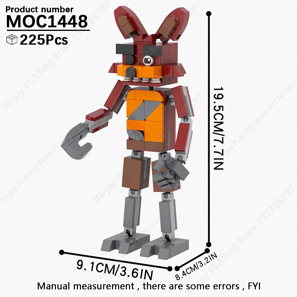 MOOXI Игровые Фигурки Медведей Хоррор Набор Сцены Офисной Сцены Модель Набор MOC Детали Конструктор Игрушки Для Детей Подарок на День Рождения