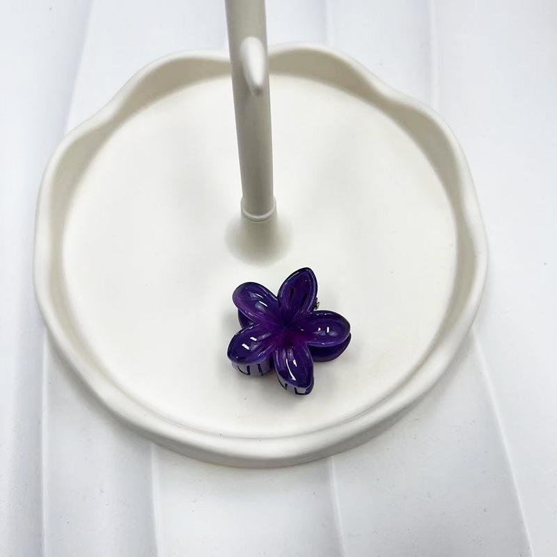 Европейский и американский Франжипани 4 см Модный зажим-краб для волос для пляжного отдыха