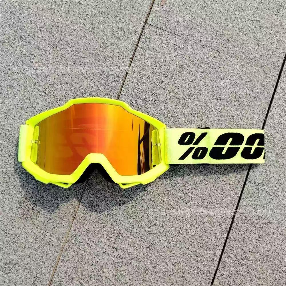 Motorcycle Goggles Off-road Riding Goggles Sports Ski Goggles 100 Rally Helmet Windproof Goggles Glasses