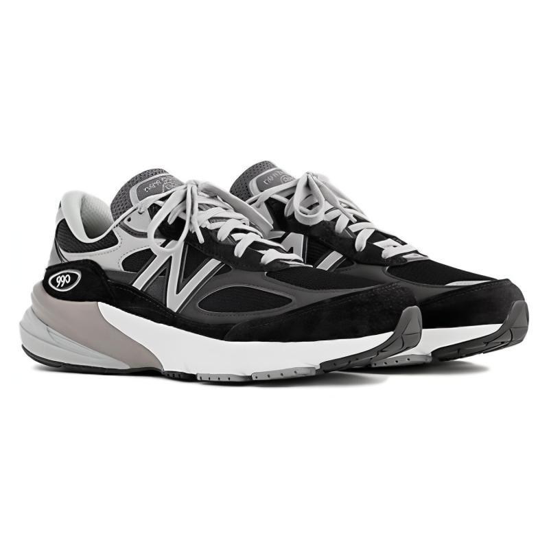 New Balance 990v6 Сделано в США Черные Серые Белые Кроссовки M990BK6