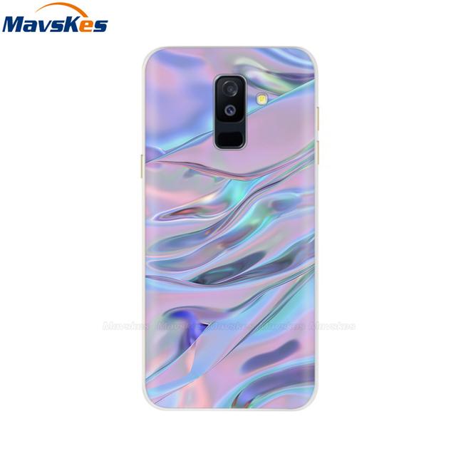 Силиконовый чехол для Samsung Galaxy A6, чехол для двух SIM-карт, Sm A600 A600f, чехол для Samsung A6 Plus A605 A605f, чехол