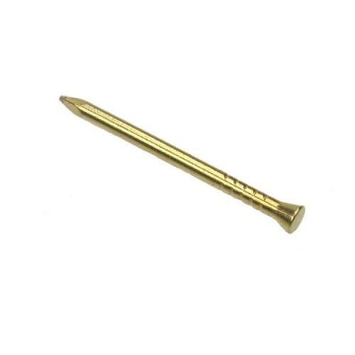 Challenge Brass Panel Pins 20mm Clam Pack 60g