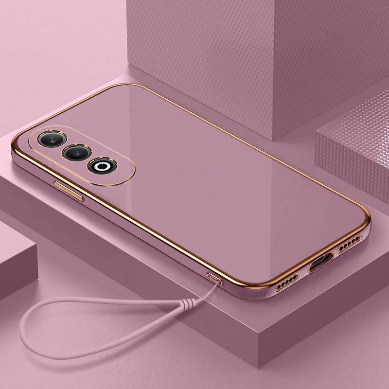 Для OPPO K12 Чехол OPPO K12 Чехол для телефона Роскошный квадратный чехол с защитой от ударов из силикона