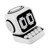 Bluetooth-совместимая колонка с магнитами, 15 Вт, быстрая зарядка, визуализаторы звука, сенсорное управление, светодиодный узор, двойной будильник C