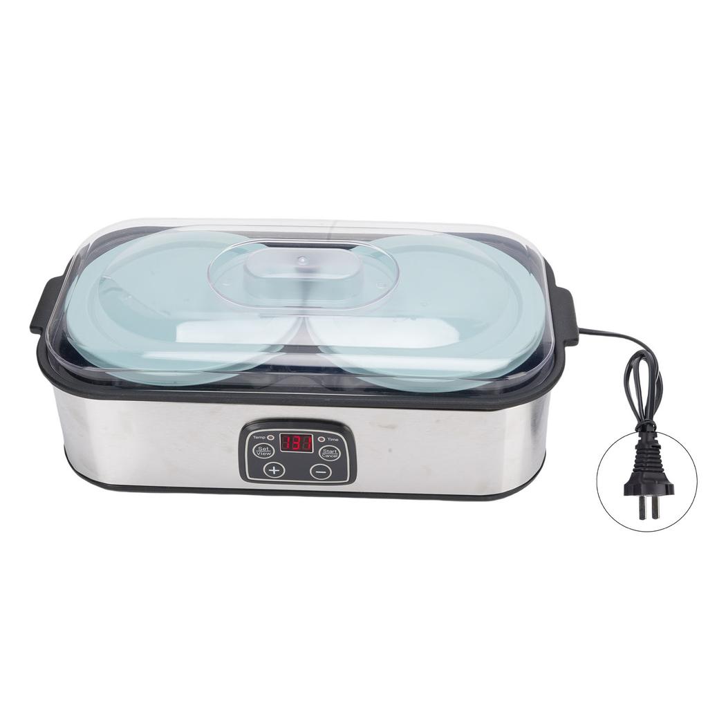 Йогуртница 2 л, большая емкость, автоматический контроль температуры, таймер 0-48 часов, цифровая йогуртница