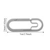 Silver Titanium Keychain Heavy Duty Titanium Carabiner Durable Split Ring Chain  Everyday Carry