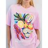 Printed T-shirt Top New Arrival Cute Sweet Printed Fashion Wind Summer Cotton Short Sleeve T-shirt Tops