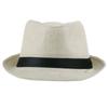 LNPBD Hot Unisex Women Men Fashion Summer Casual Trendy Beach Sun Straw Panama Jazz Hat Cowboy Fedora Hat Gangster Cap