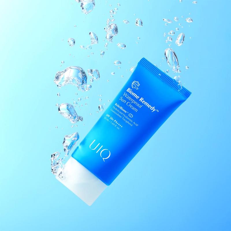 UIQ Biome Remedy Водостойкий солнцезащитный крем SPF 50+ PA++++ 50 мл