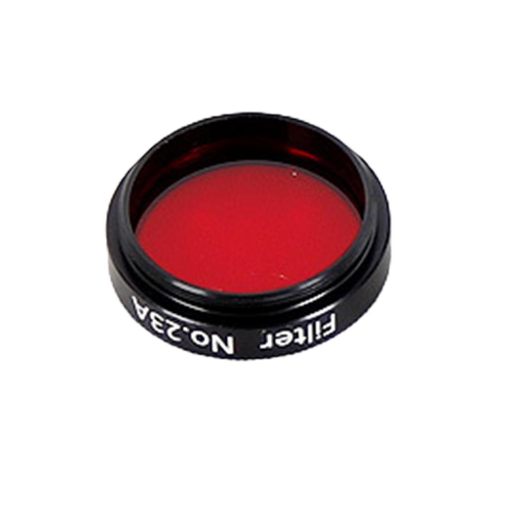 1.25inches Telescope Moon Filter, CPL Filter, 6Color Filters Eyepieces Filters for Telescope Photography