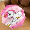 1PC Unicorn Hearts Umbrella-8-Rib Reinforced Portable Folding Travel Suitable for All Seasons Outdoor Daily Use-G320