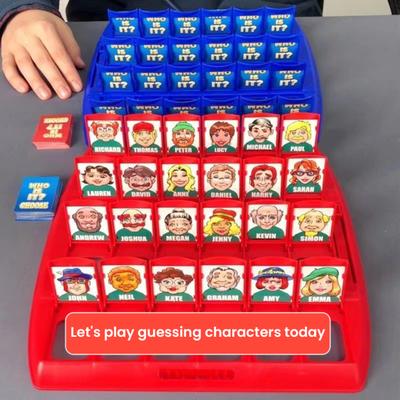Настольная игра «Кто это?» для детей и взрослых, семейный вечер, классическая игра в угадывание, портативная, для путешествий, для 2 игроков, интерактивная настольная игра, развивающая игрушка