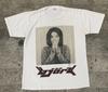 Bjork Debut винтажная белая футболка Унисекс футболка