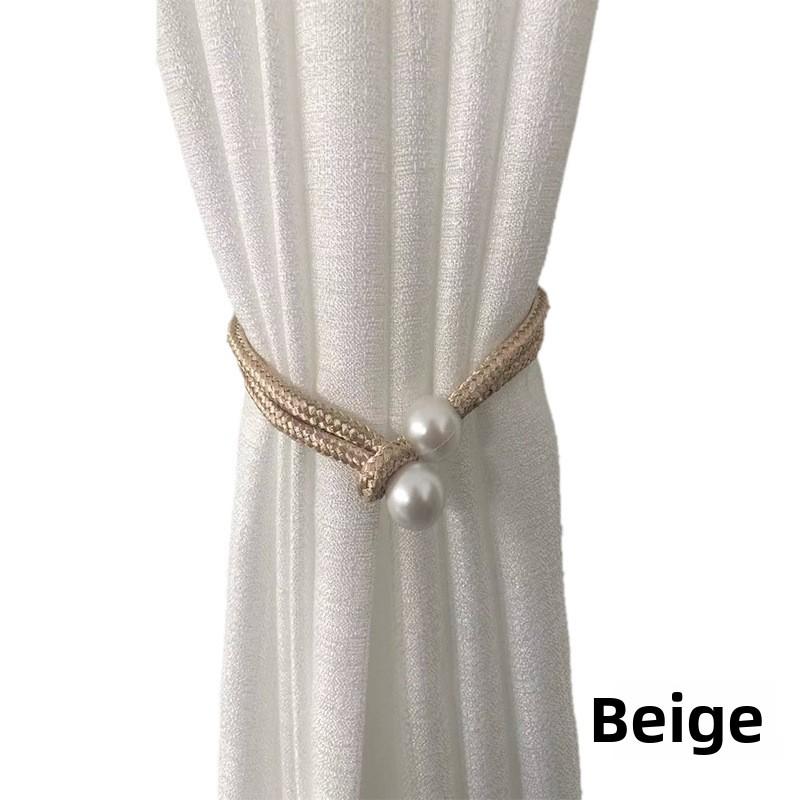 Креативная жемчужная веревка и галстук для украшения штор, легкая роскошная пряжка для штор в гостиной