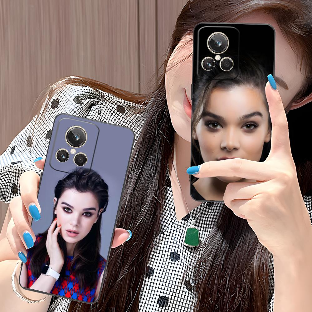 Матовый ТПУ чехол для мобильного телефона Hailee Steinfeld для Realme GT 8 Neo Pro C75 73 71 C67 65 C55 53 C35 31 C20 15 Цветная обложка