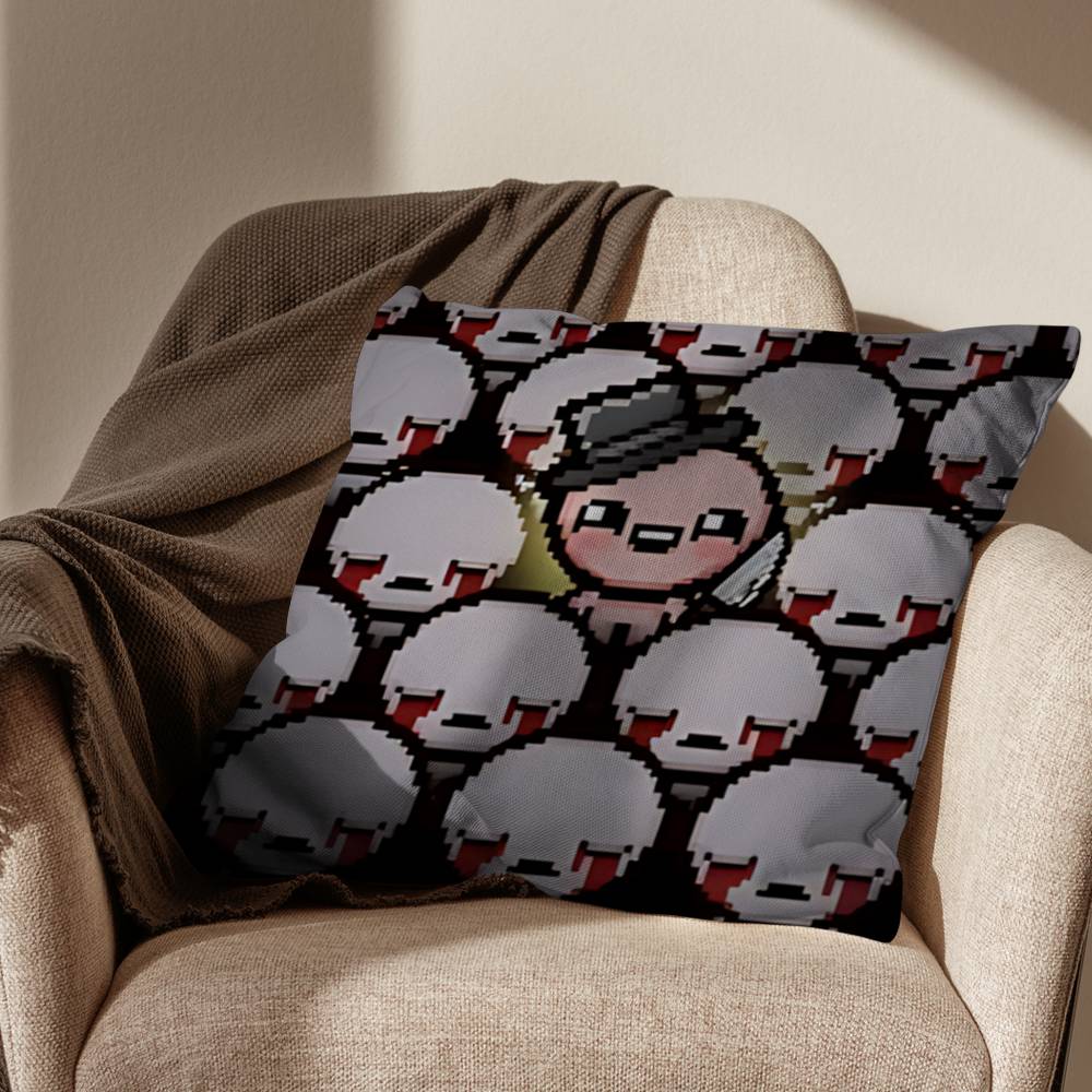 Игровой чехол для подушки The Binding of Isaac Подходит для дивана, автомобиля, спальни, офиса Подушки Декоративная наволочка