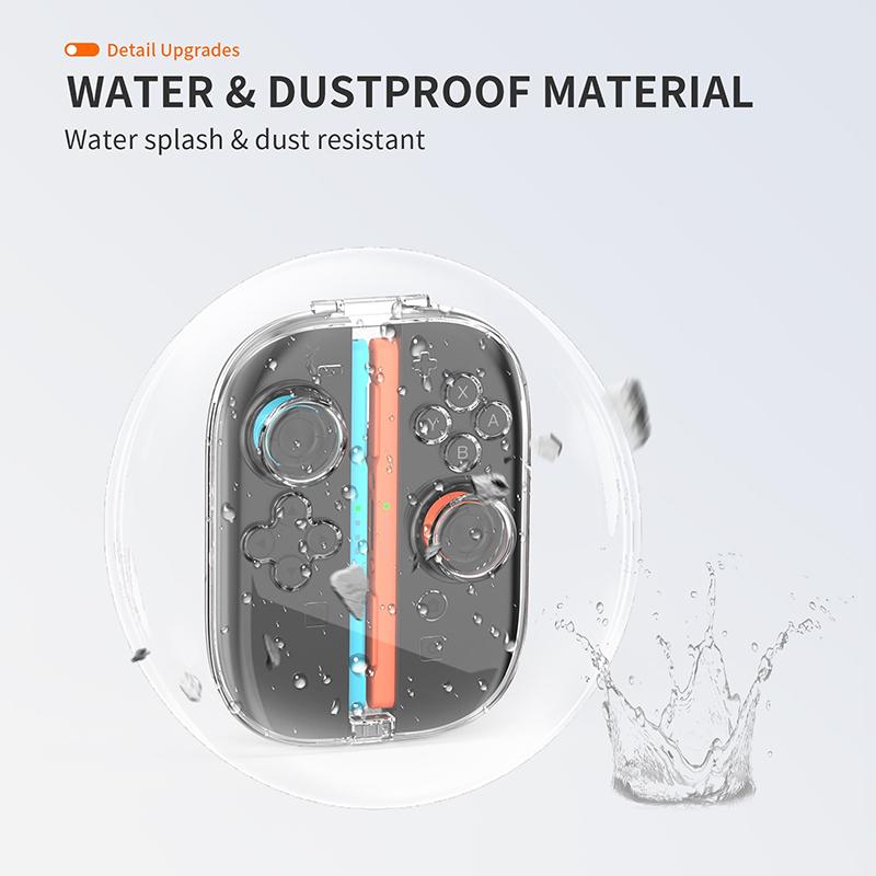 Прозрачный чехол для хранения Switch 2 Joy-Cons Handle Пылезащитный прозрачный защитный чехол для Switch 2 Коробка для хранения игровых карт