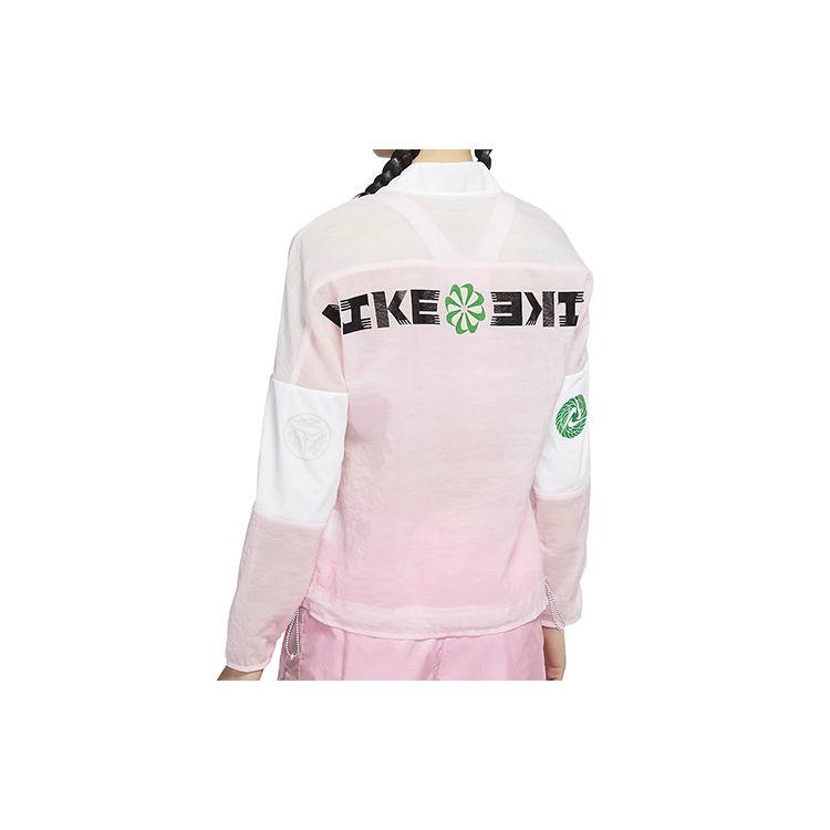 Nike Куртка для бега Icon Clash Back Print Женская куртка Foam-Pink CU3049-663