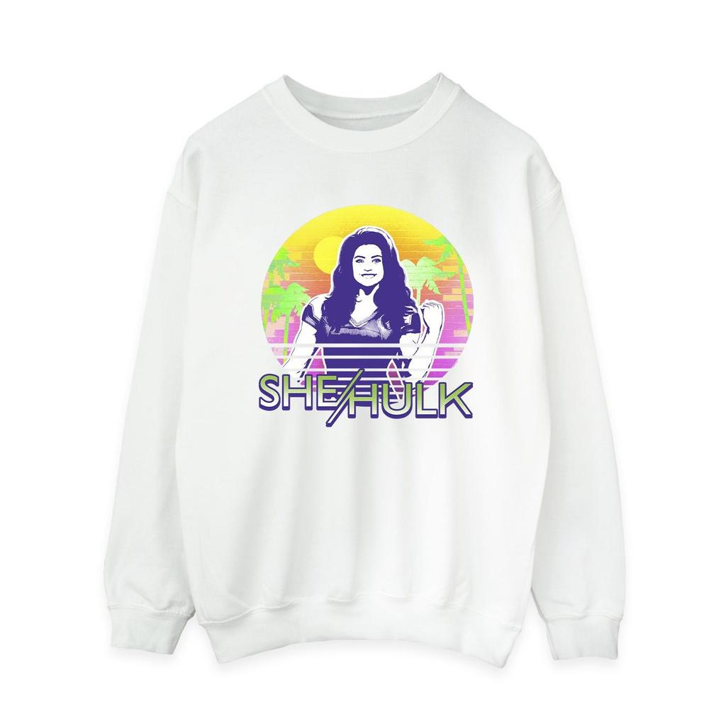 Marvel Womens/Ladies She-Hulk: Attorney At Law Sunset Smile Sweatshirt
