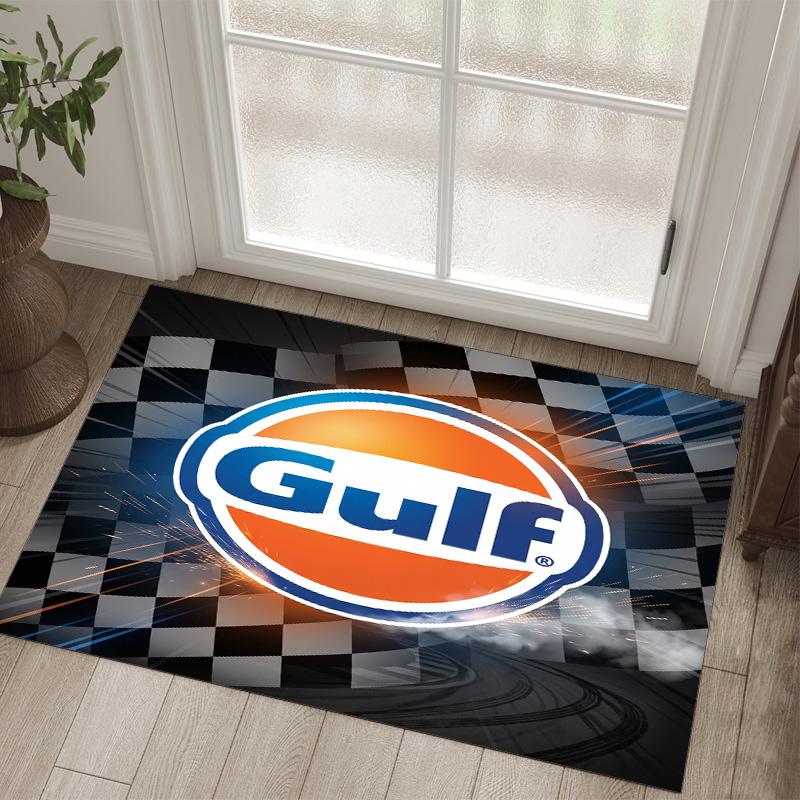 Gulf Design Crystal Velvet Carpet Cozy Non?Slip Printed Rug For Bedroom Living Room Entrance