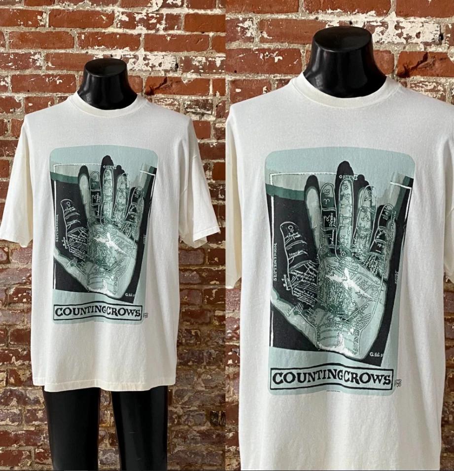 Vintage 1994 Counting Crows Backstage Pass Promo T-shirt size S-5XL