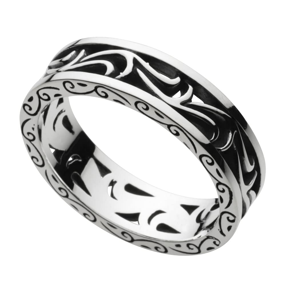 Кольцо «Арабески» из серебра 925 пробы fr0197 27 [Figmart] [Серебряные аксессуары] №