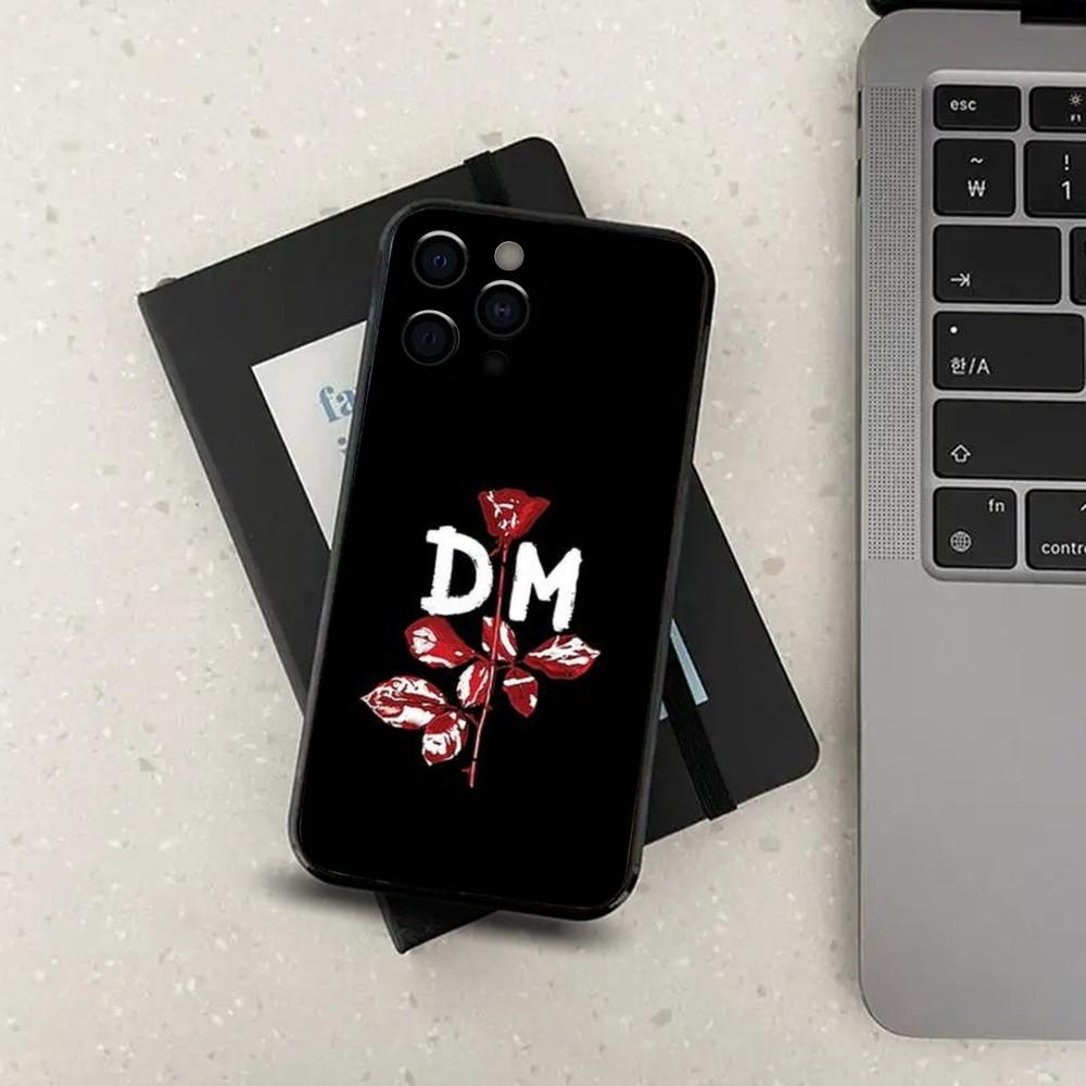 Чехол для телефона Rock-группы Depeche Mode Для Apple iPhone 15,14,13,12,11,Pro,X,XS,Max,XR,Plus,Mini Мягкий Черный Чехол